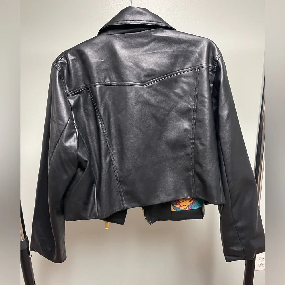 Ryegrass Moto Jacket Size XXL Black and Gold - Picture 2 of 3